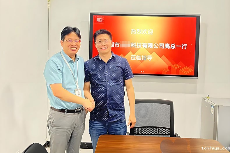 深圳XX科技走进ag8九游官网入口厂家，共探智能